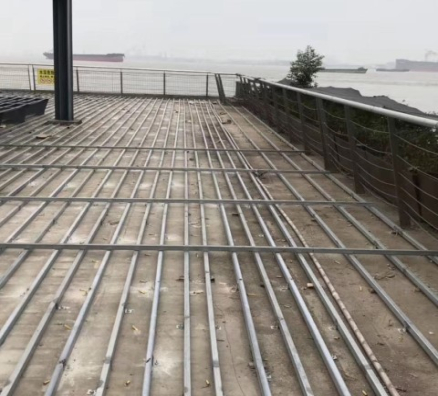 江陰船廠江景平臺翻修項目