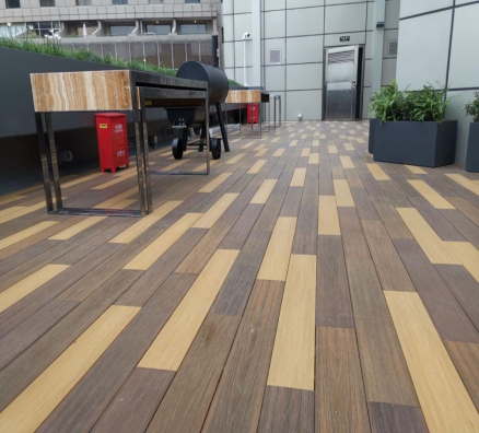 上海揚子江麗笙精選酒店室外露臺項目